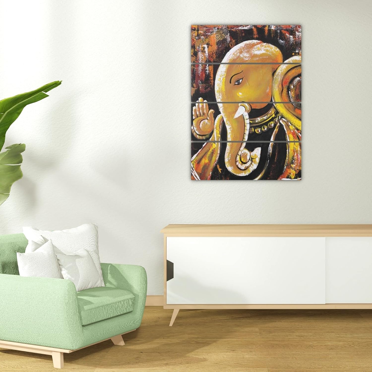 inep-b0bbpf7c6c-ganesha-groove_-framed-wall-art-quartet---close-up-of-the-matte-laminated-mdf-frame-showcasing-intricate-ganesha-details.jpg